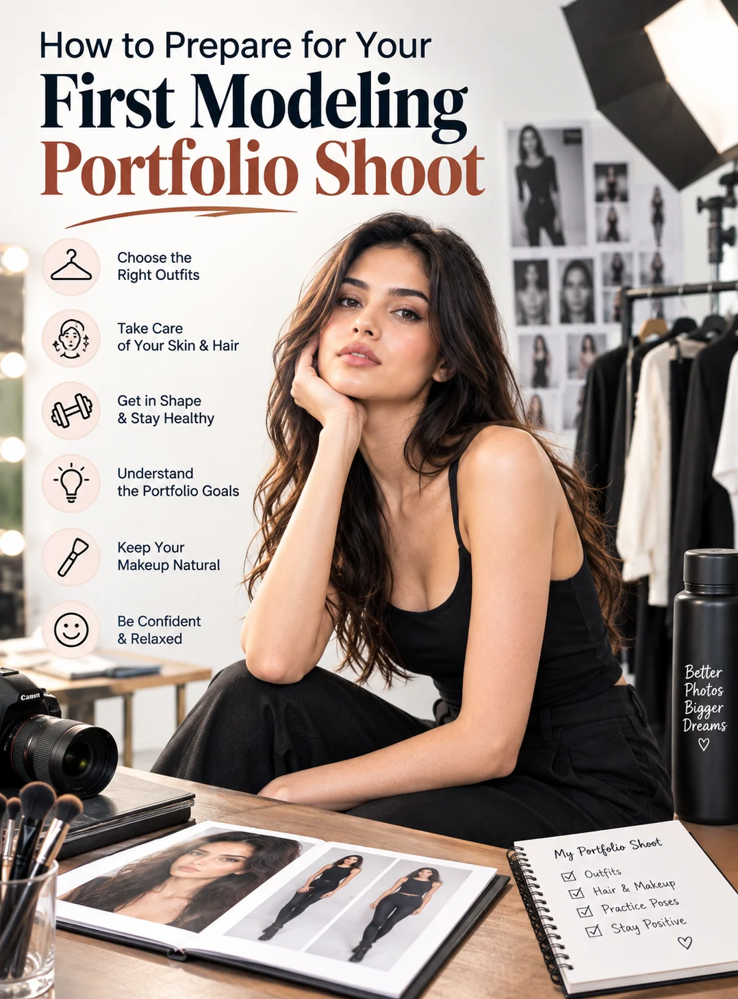 How to Prepare for Your First Modeling Portfolio Shoot